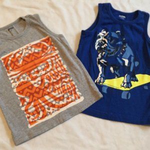2 Piece Gymboree Sleeves Graphic Tees Size 4T